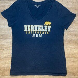 Navy champion Berkeley california mom shirt size medium